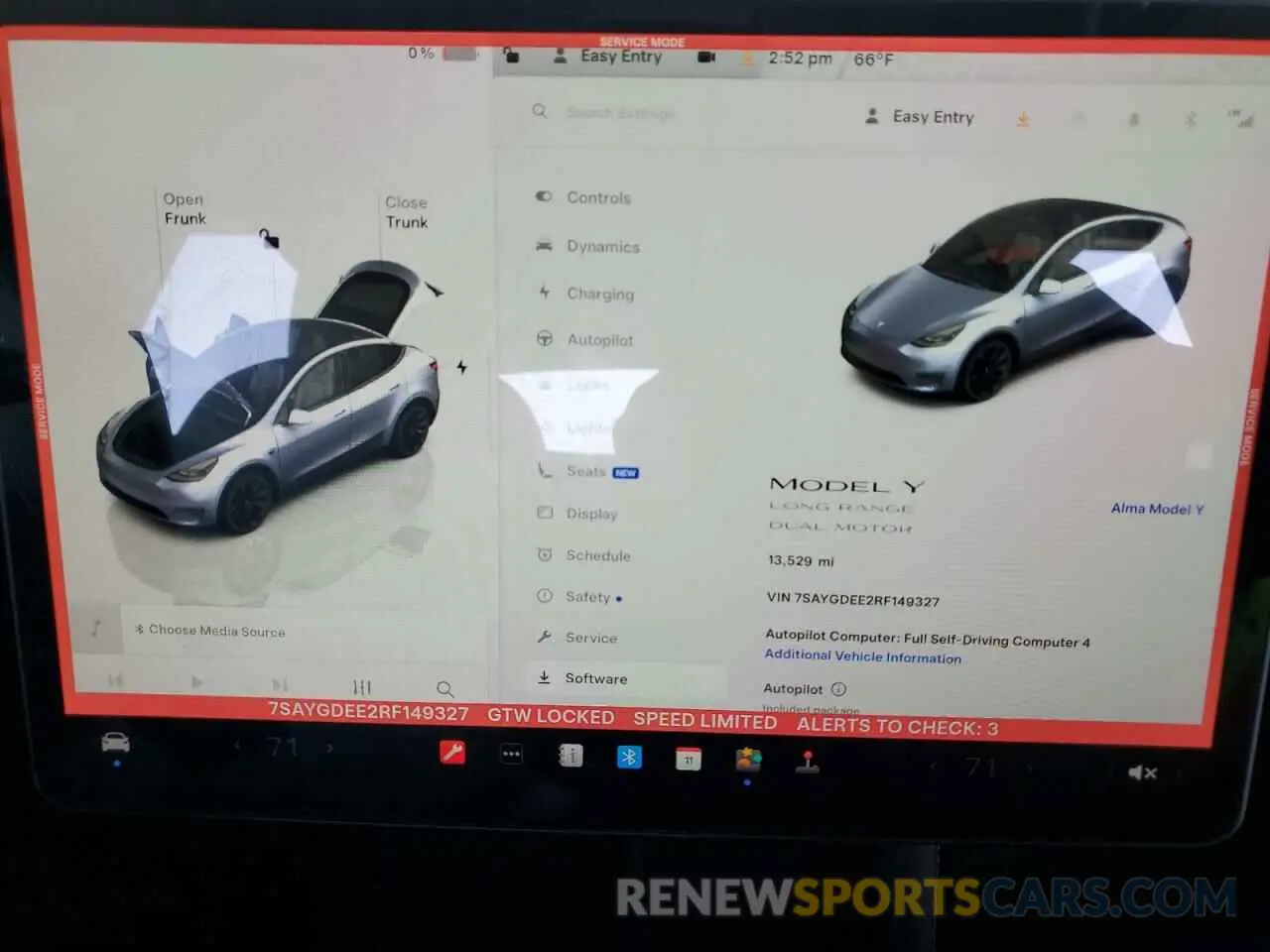 9 Photograph of a damaged car 7SAYGDEE2RF149327 TESLA MODEL Y 2024