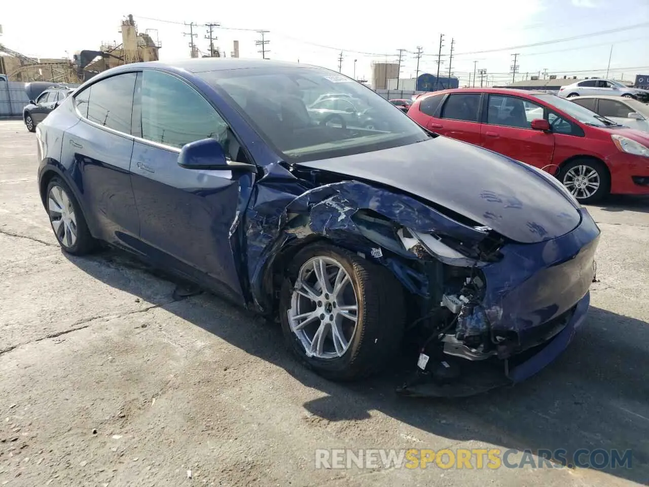 4 Фотография поврежденного автомобиля 7SAYGDEE3RA214702 TESLA MODEL Y 2024