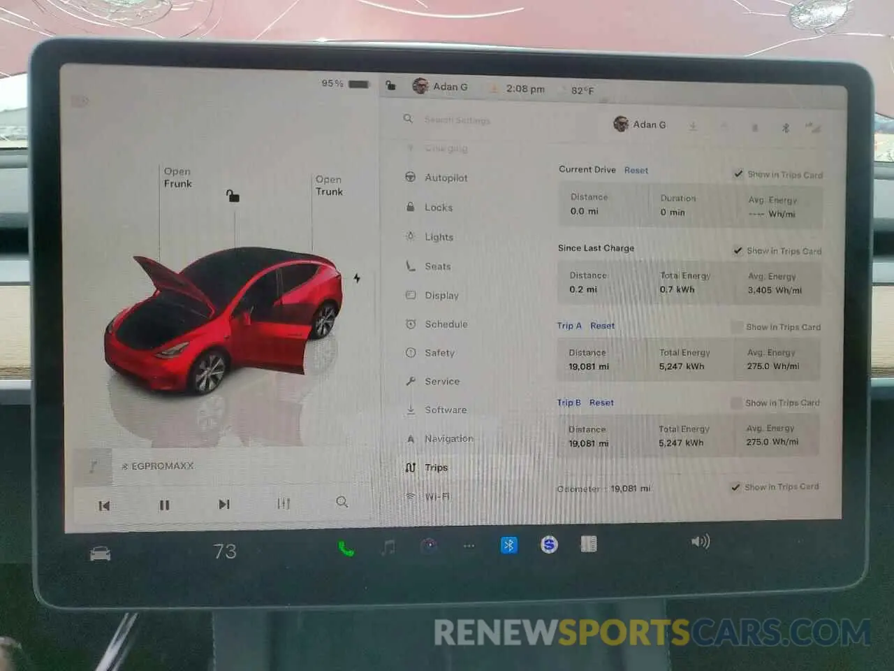 9 Photograph of a damaged car 7SAYGDEE3RA224498 TESLA MODEL Y 2024
