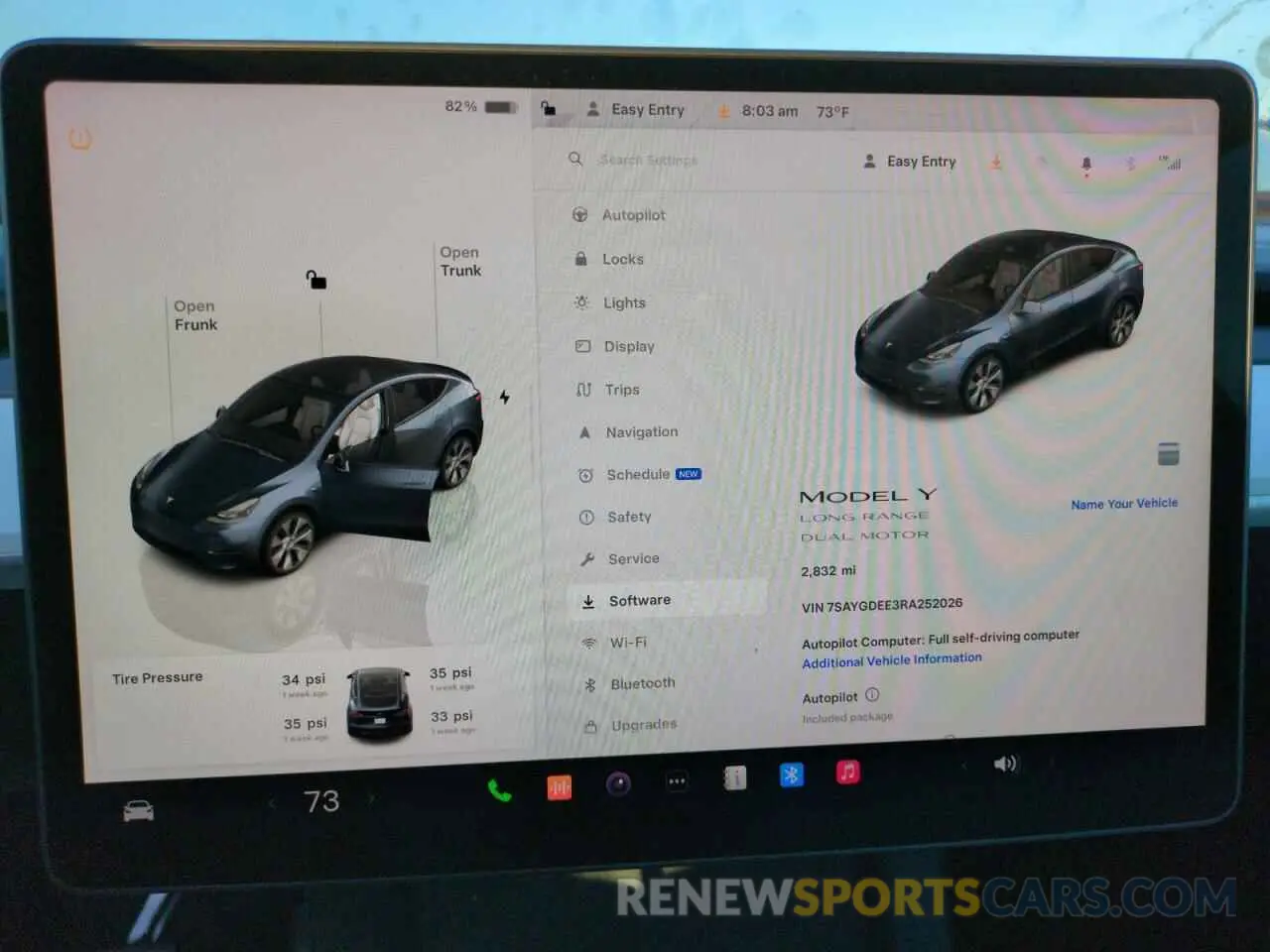 9 Фотография поврежденного автомобиля 7SAYGDEE3RA252026 TESLA MODEL Y 2024