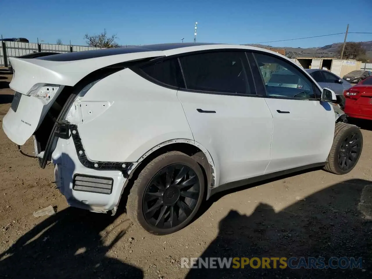 3 Фотография поврежденного автомобиля 7SAYGDEE3RA257999 TESLA MODEL Y 2024