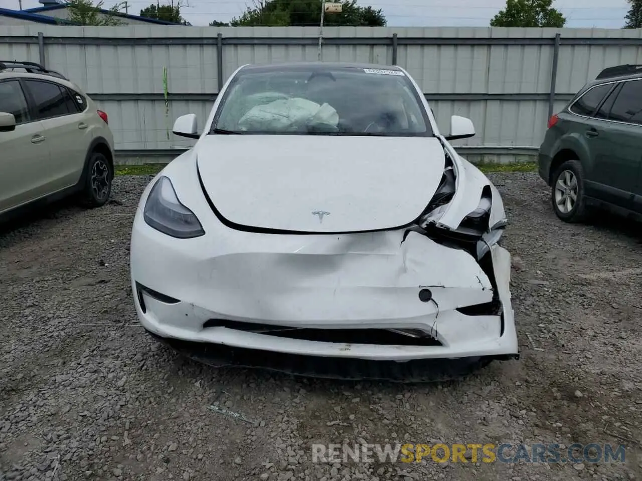 5 Фотография поврежденного автомобиля 7SAYGDEE3RA262264 TESLA MODEL Y 2024
