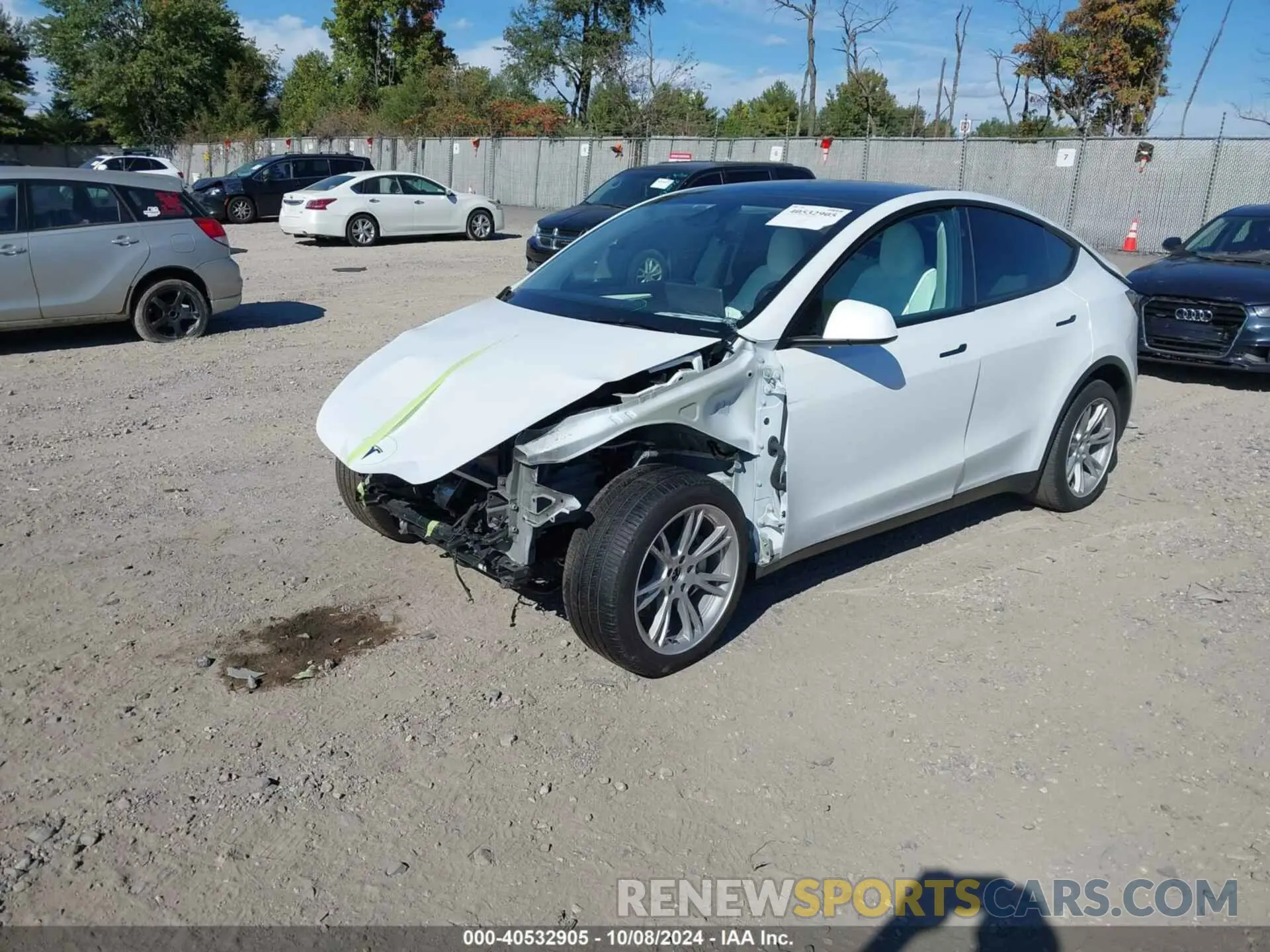 2 Фотография поврежденного автомобиля 7SAYGDEE3RA274687 TESLA MODEL Y 2024