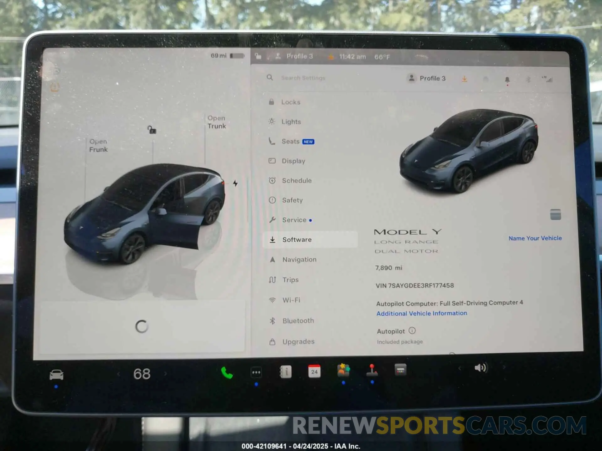 18 Фотография поврежденного автомобиля 7SAYGDEE3RF177458 TESLA MODEL Y 2024