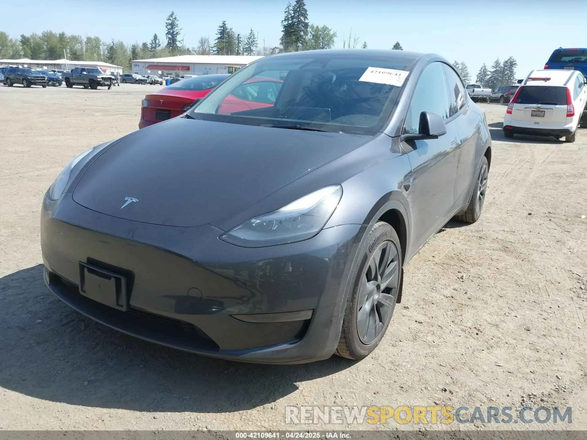 2 Фотография поврежденного автомобиля 7SAYGDEE3RF177458 TESLA MODEL Y 2024