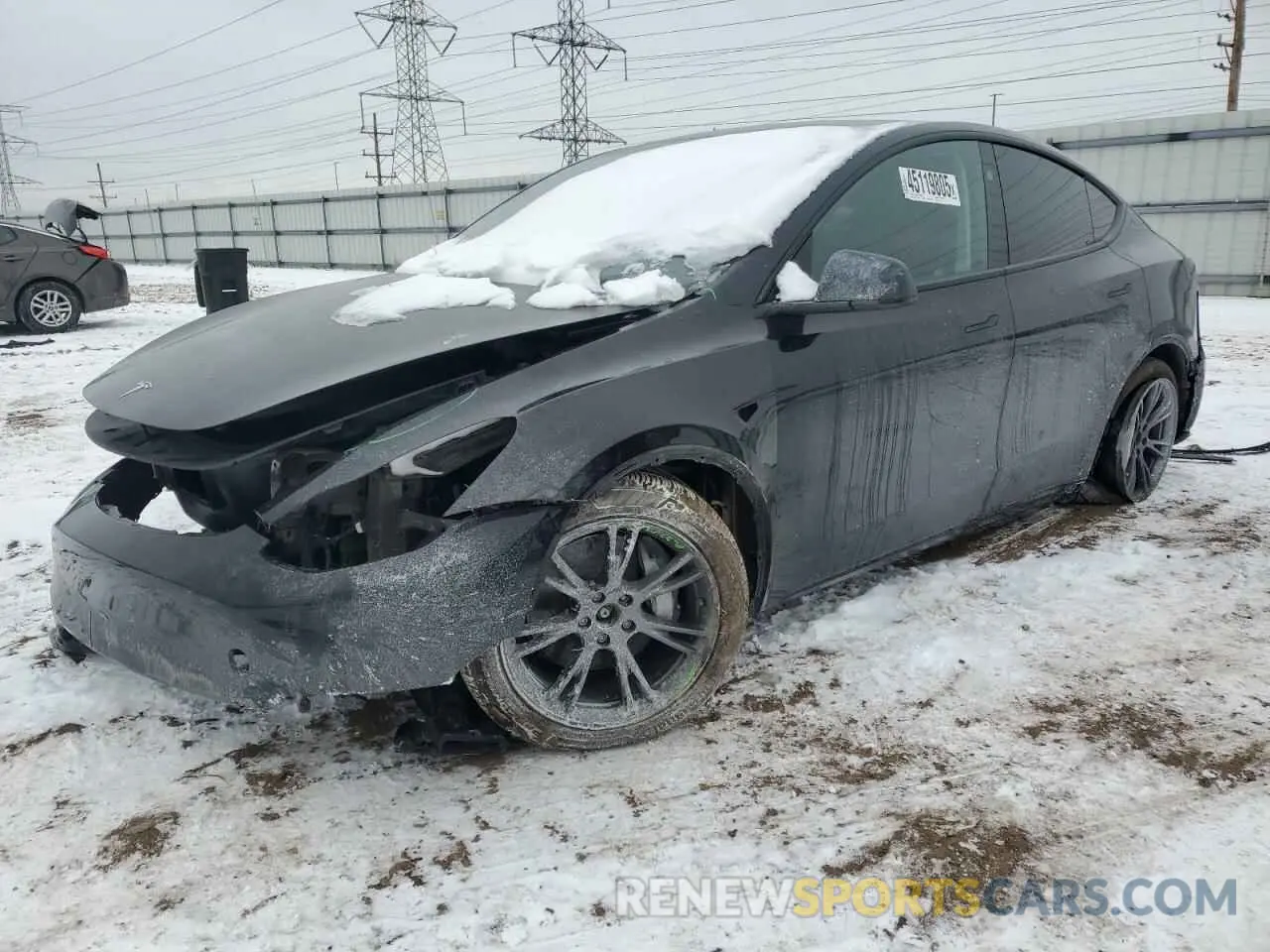 1 Фотография поврежденного автомобиля 7SAYGDEE3RF178884 TESLA MODEL Y 2024