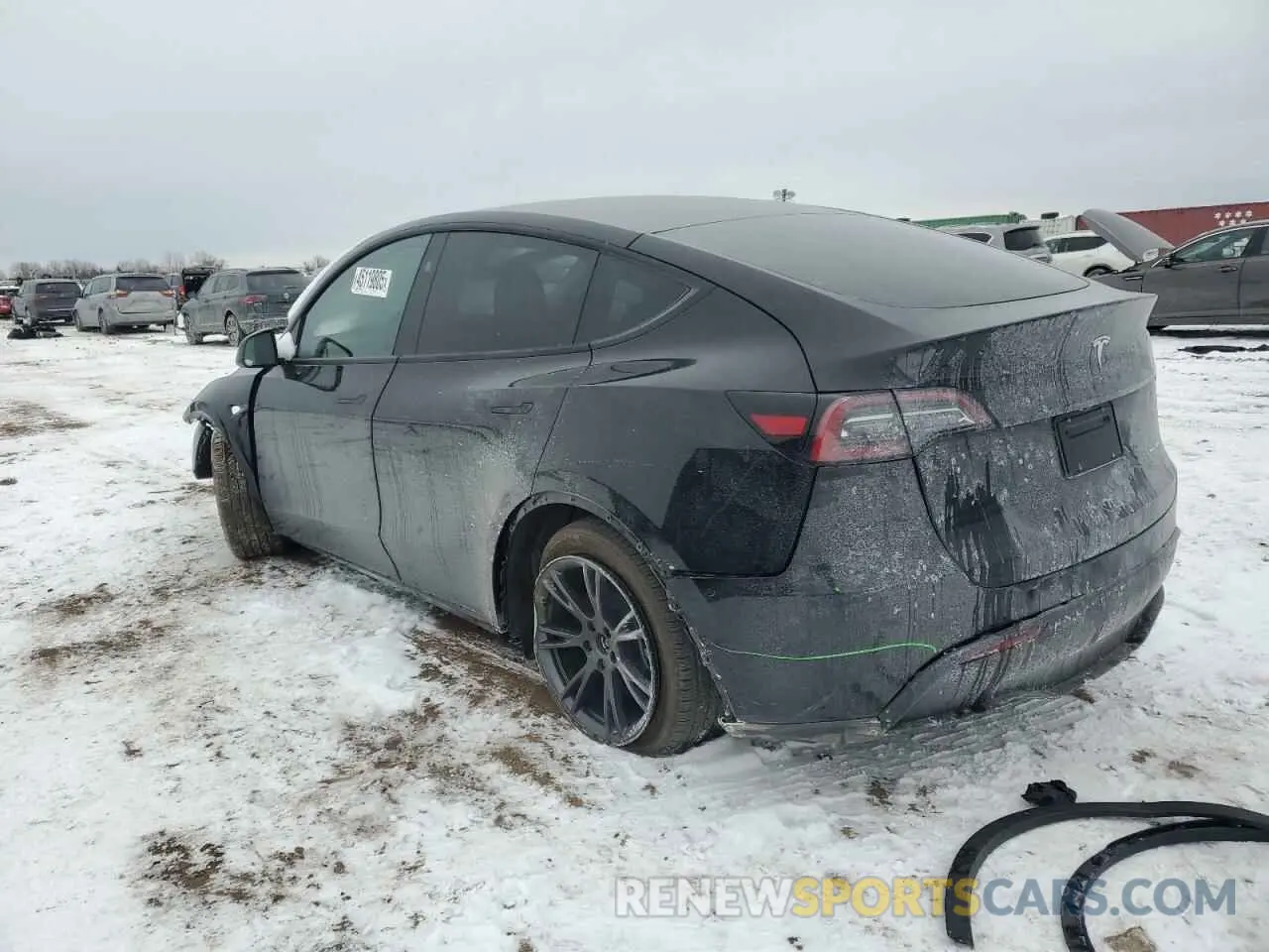 2 Фотография поврежденного автомобиля 7SAYGDEE3RF178884 TESLA MODEL Y 2024