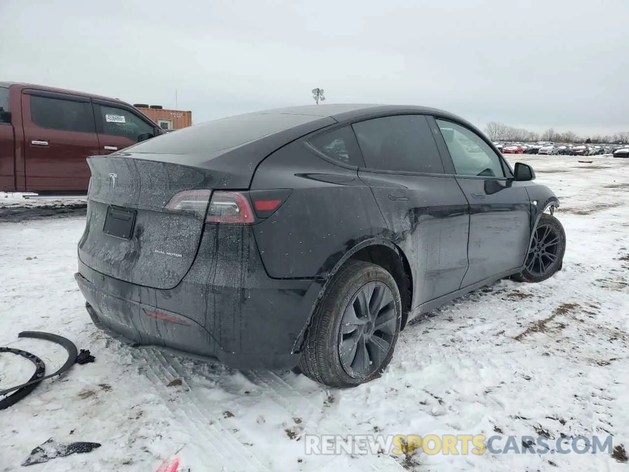 3 Фотография поврежденного автомобиля 7SAYGDEE3RF178884 TESLA MODEL Y 2024