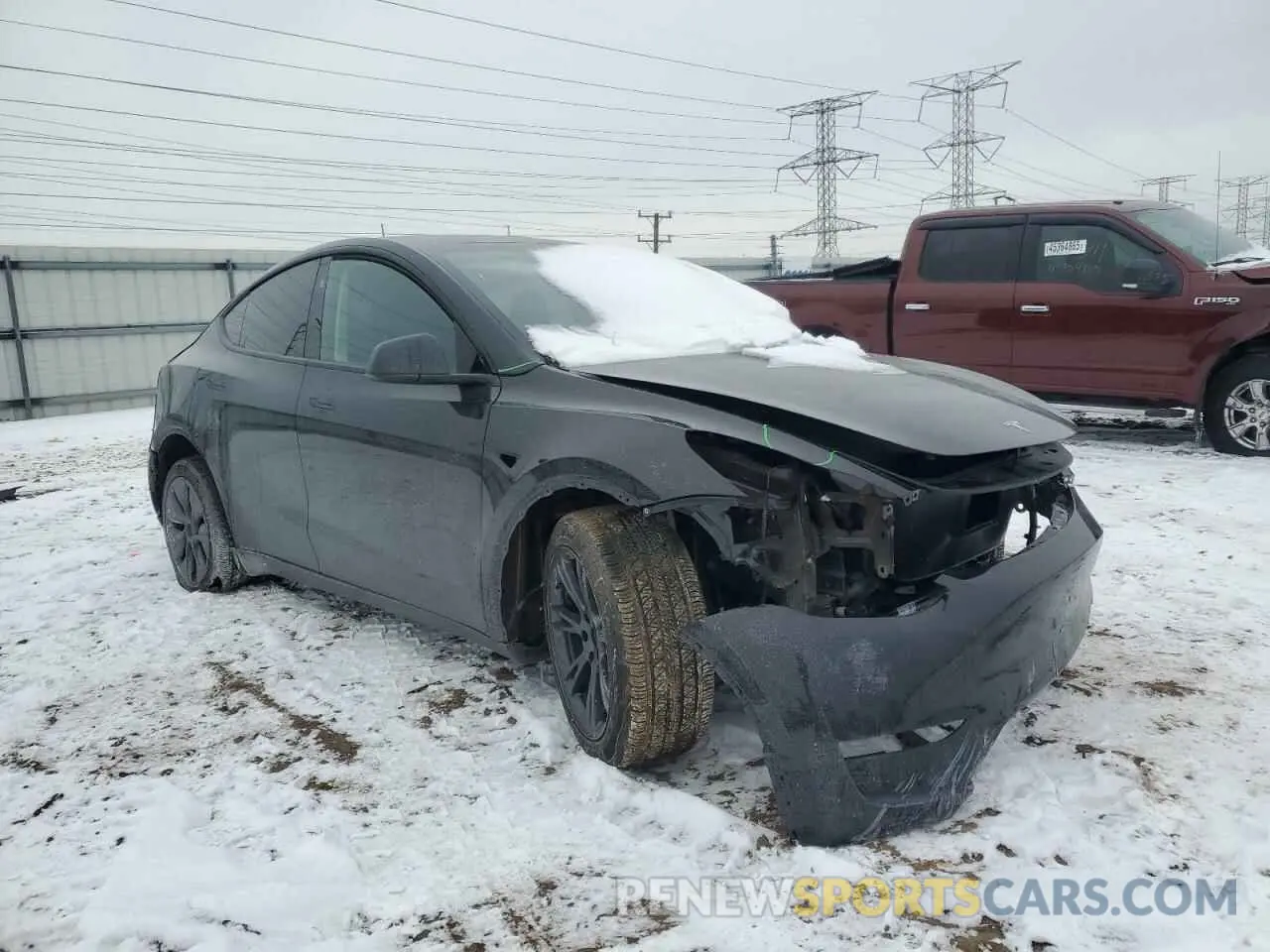 4 Фотография поврежденного автомобиля 7SAYGDEE3RF178884 TESLA MODEL Y 2024