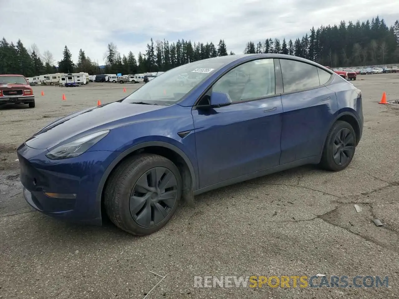 1 Фотография поврежденного автомобиля 7SAYGDEE3RF205470 TESLA MODEL Y 2024