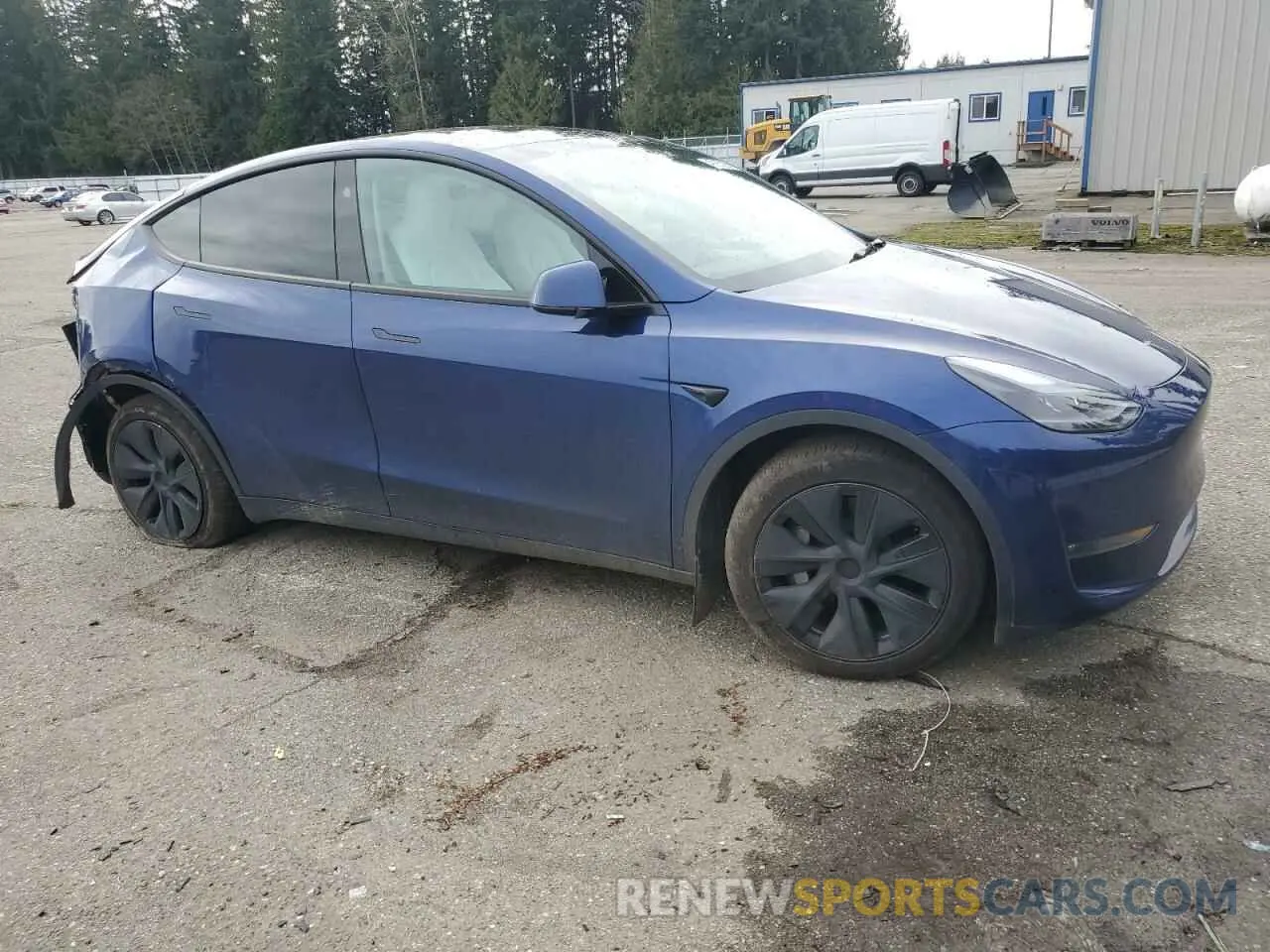 4 Фотография поврежденного автомобиля 7SAYGDEE3RF205470 TESLA MODEL Y 2024
