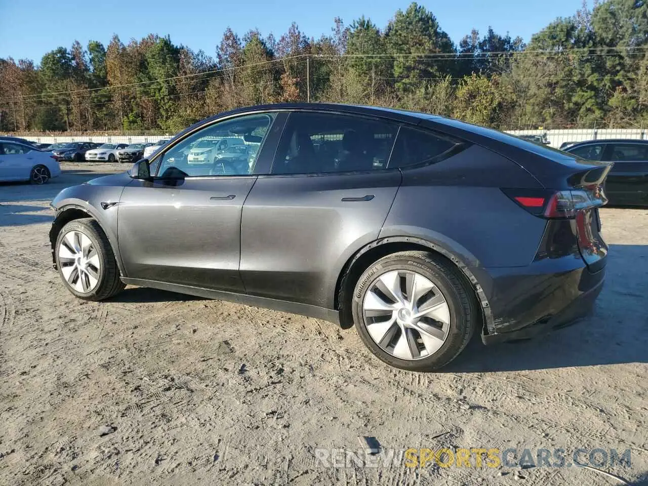 2 Фотография поврежденного автомобиля 7SAYGDEE3RF989147 TESLA MODEL Y 2024
