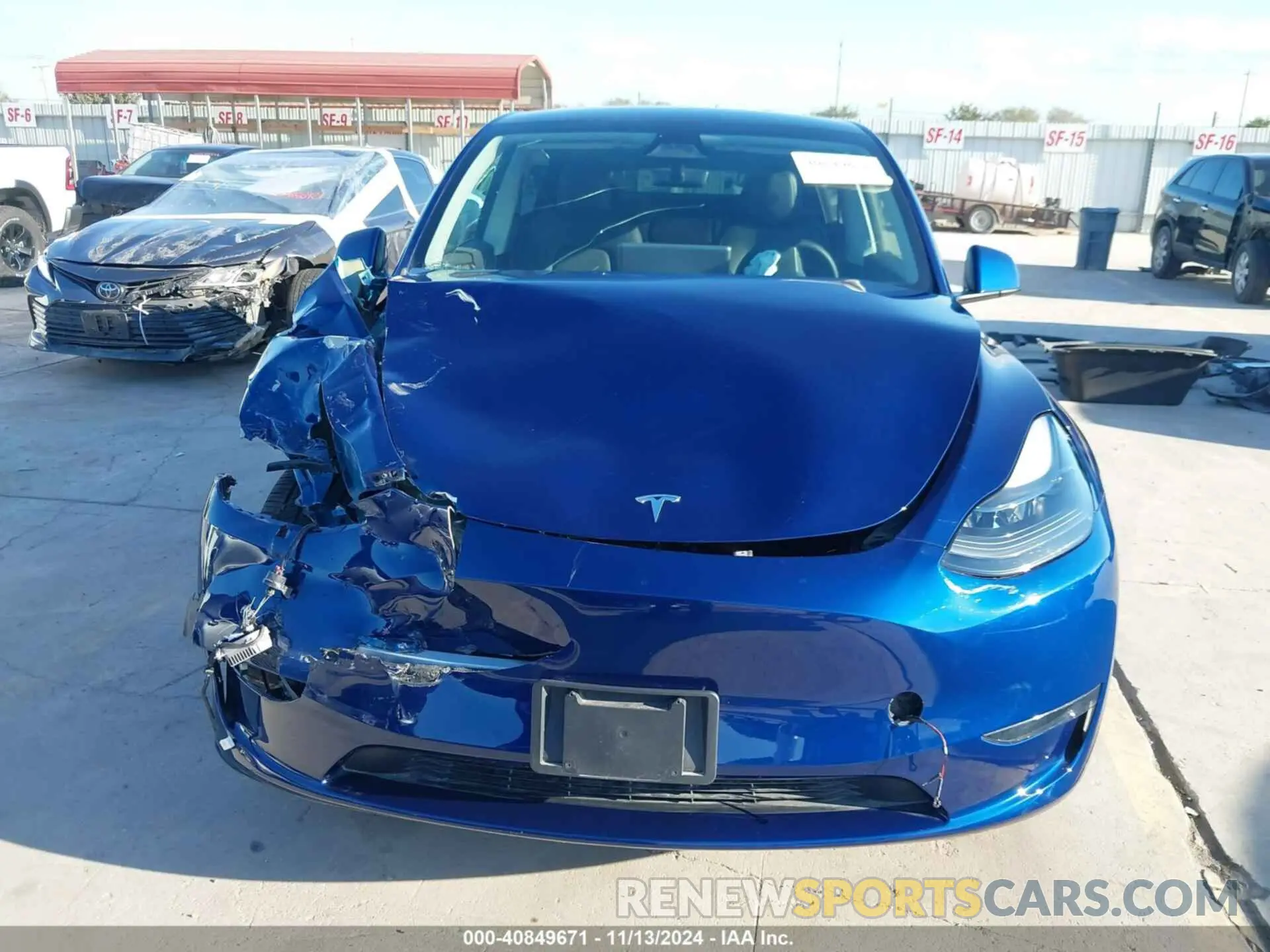 13 Фотография поврежденного автомобиля 7SAYGDEE4RA278182 TESLA MODEL Y 2024
