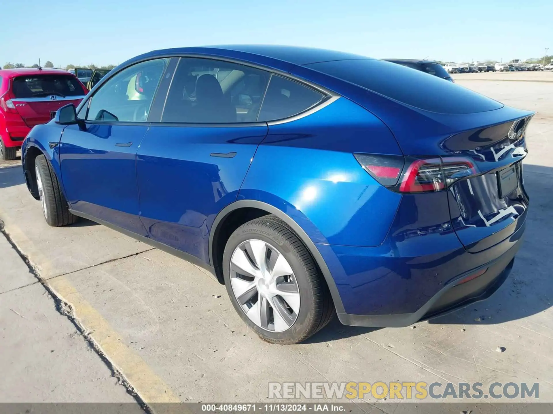 3 Фотография поврежденного автомобиля 7SAYGDEE4RA278182 TESLA MODEL Y 2024