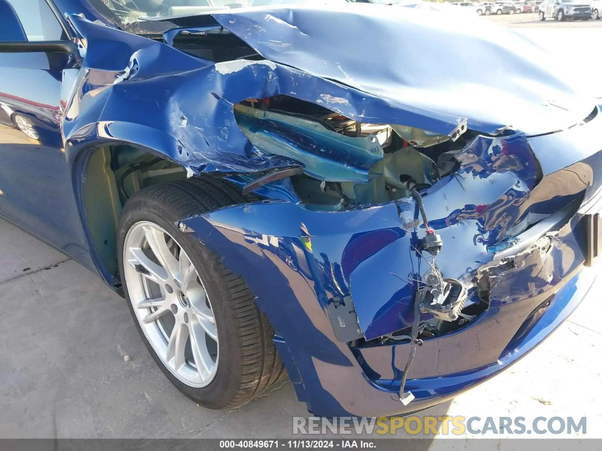 6 Фотография поврежденного автомобиля 7SAYGDEE4RA278182 TESLA MODEL Y 2024