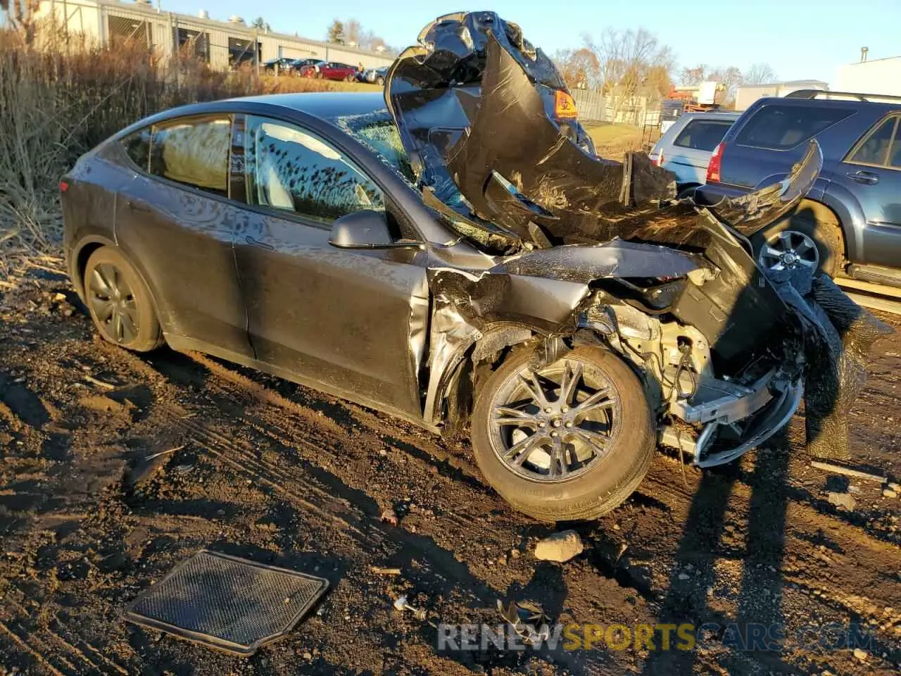 4 Фотография поврежденного автомобиля 7SAYGDEE4RA319880 TESLA MODEL Y 2024