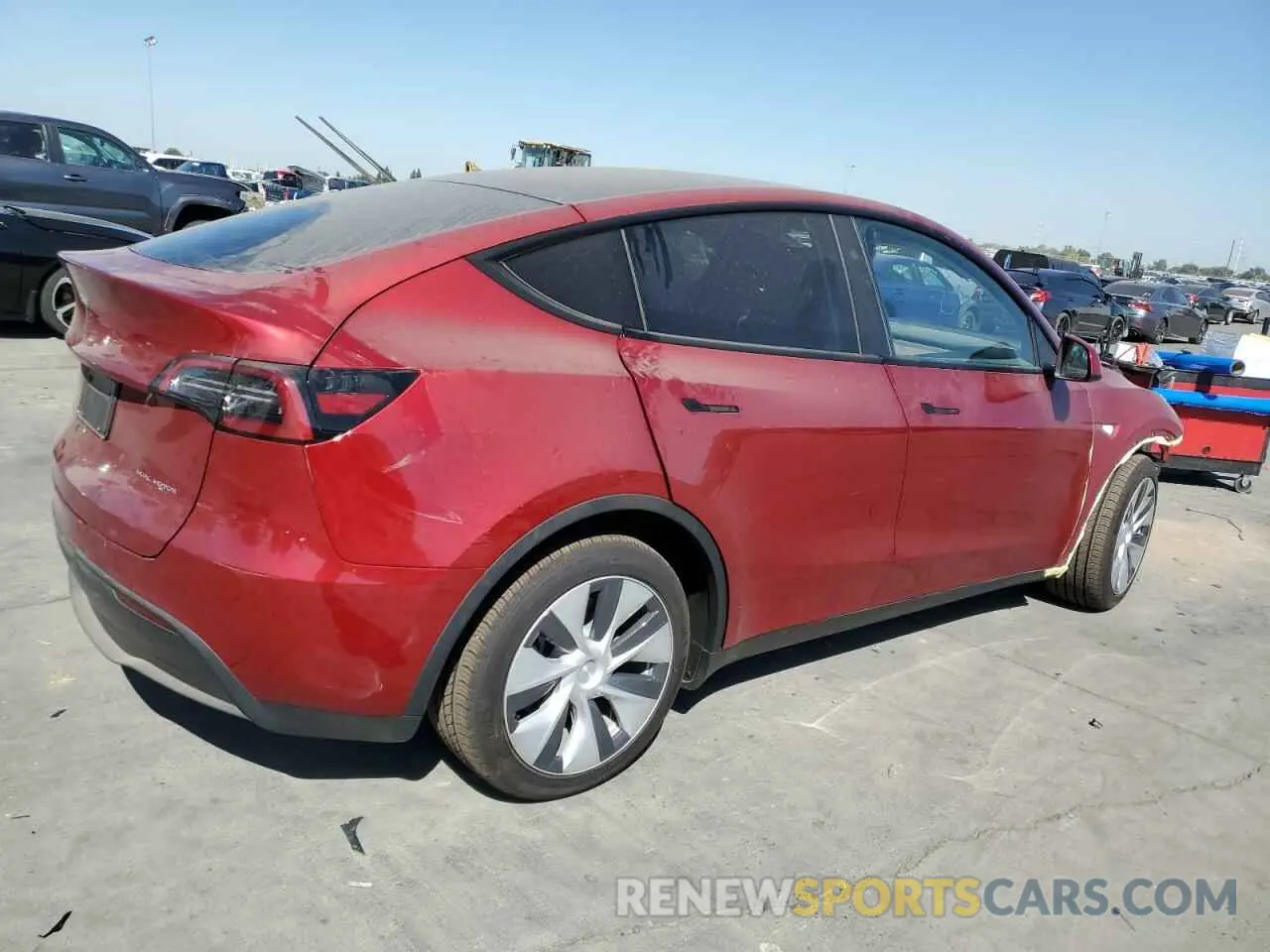 3 Photograph of a damaged car 7SAYGDEE4RF056552 TESLA MODEL Y 2024