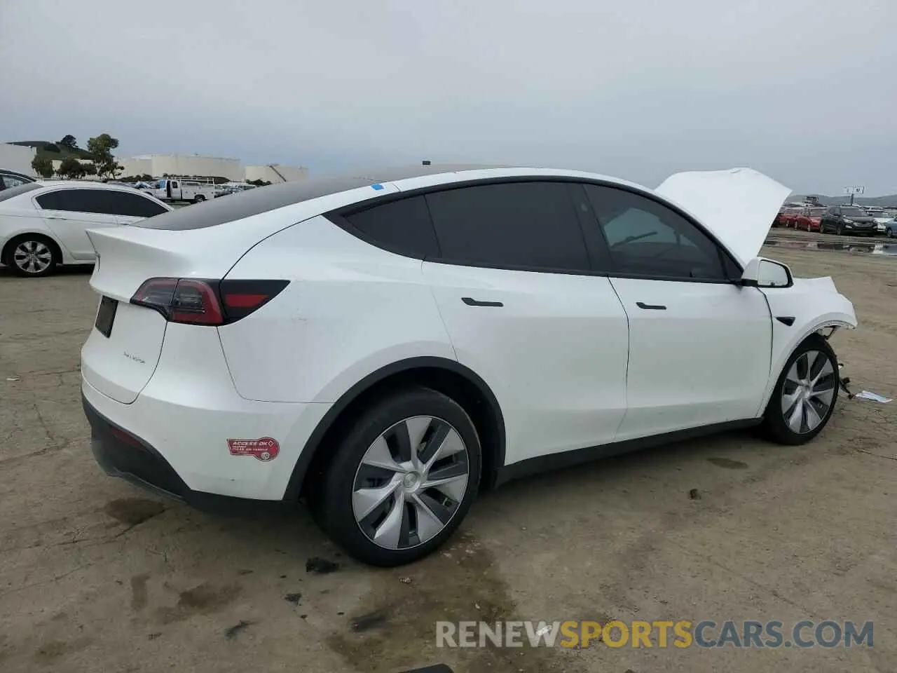 3 Фотография поврежденного автомобиля 7SAYGDEE4RF070760 TESLA MODEL Y 2024
