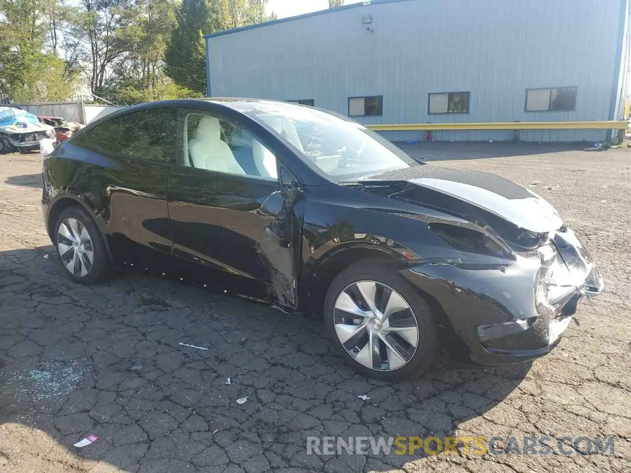 4 Фотография поврежденного автомобиля 7SAYGDEE4RF075098 TESLA MODEL Y 2024