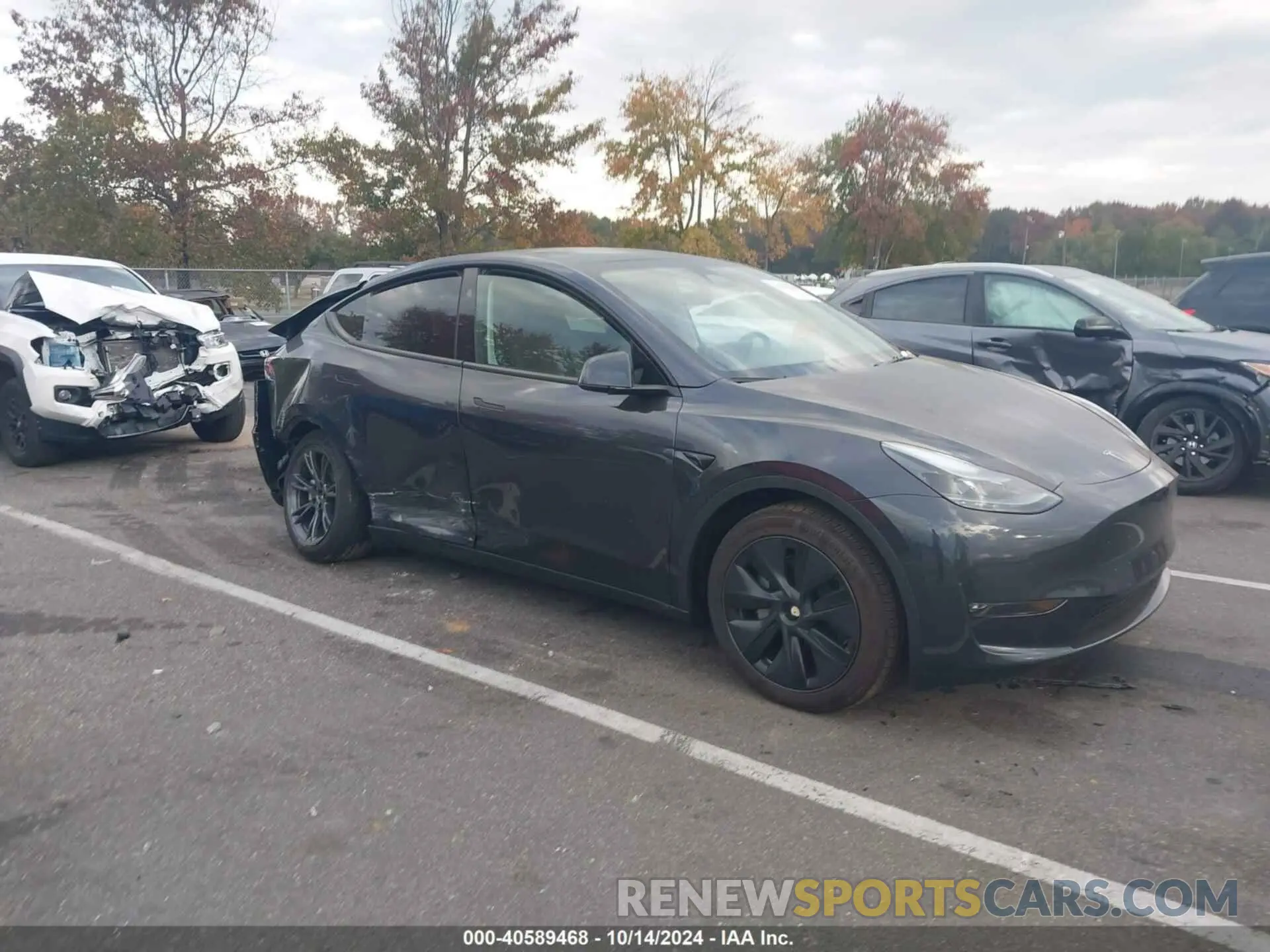 1 Photograph of a damaged car 7SAYGDEE4RF159521 TESLA MODEL Y 2024