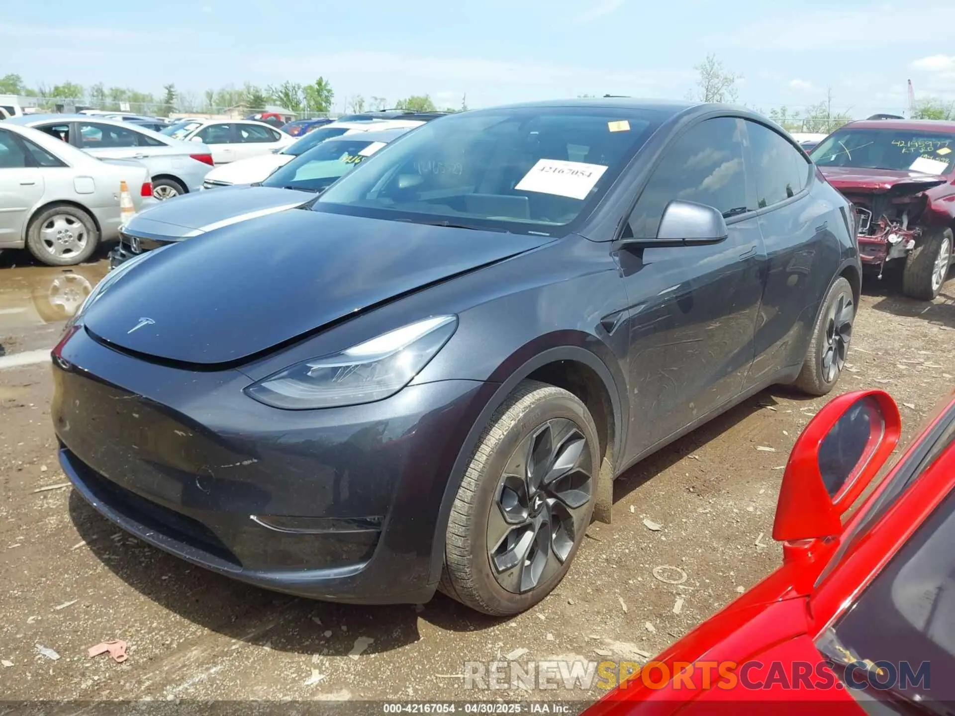 2 Photograph of a damaged car 7SAYGDEE5RA224759 TESLA MODEL Y 2024