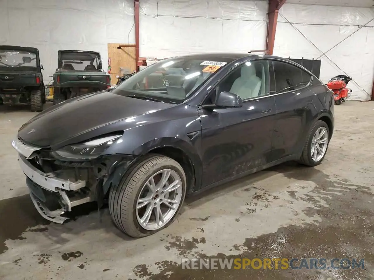 1 Photograph of a damaged car 7SAYGDEE5RA237687 TESLA MODEL Y 2024