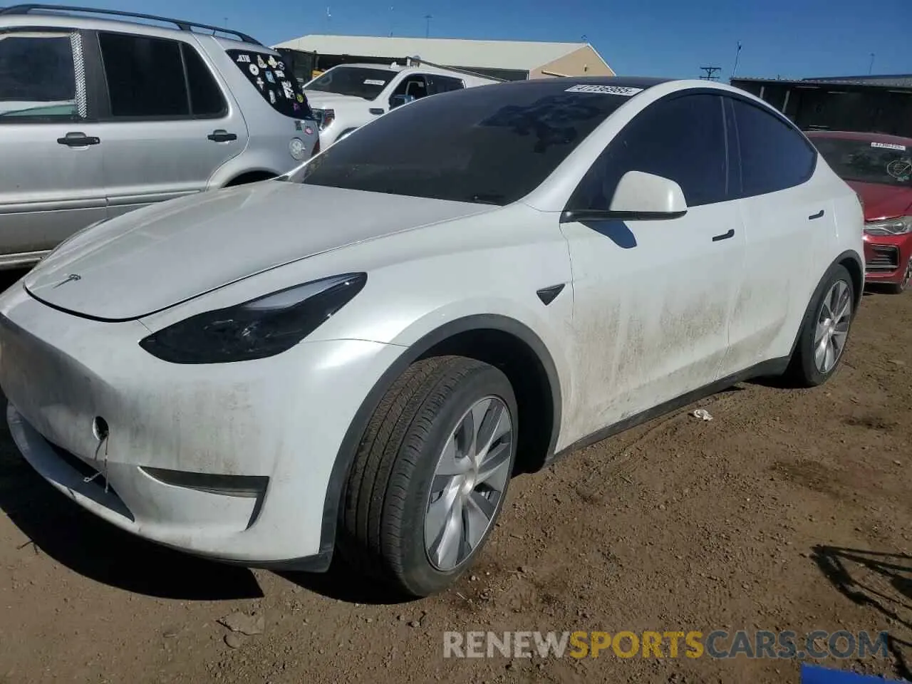 1 Photograph of a damaged car 7SAYGDEE5RA260242 TESLA MODEL Y 2024