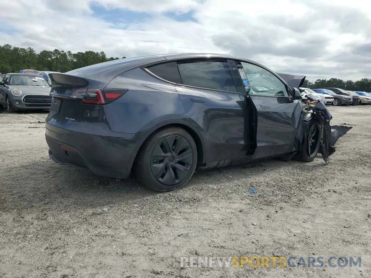 3 Photograph of a damaged car 7SAYGDEE5RA300089 TESLA MODEL Y 2024