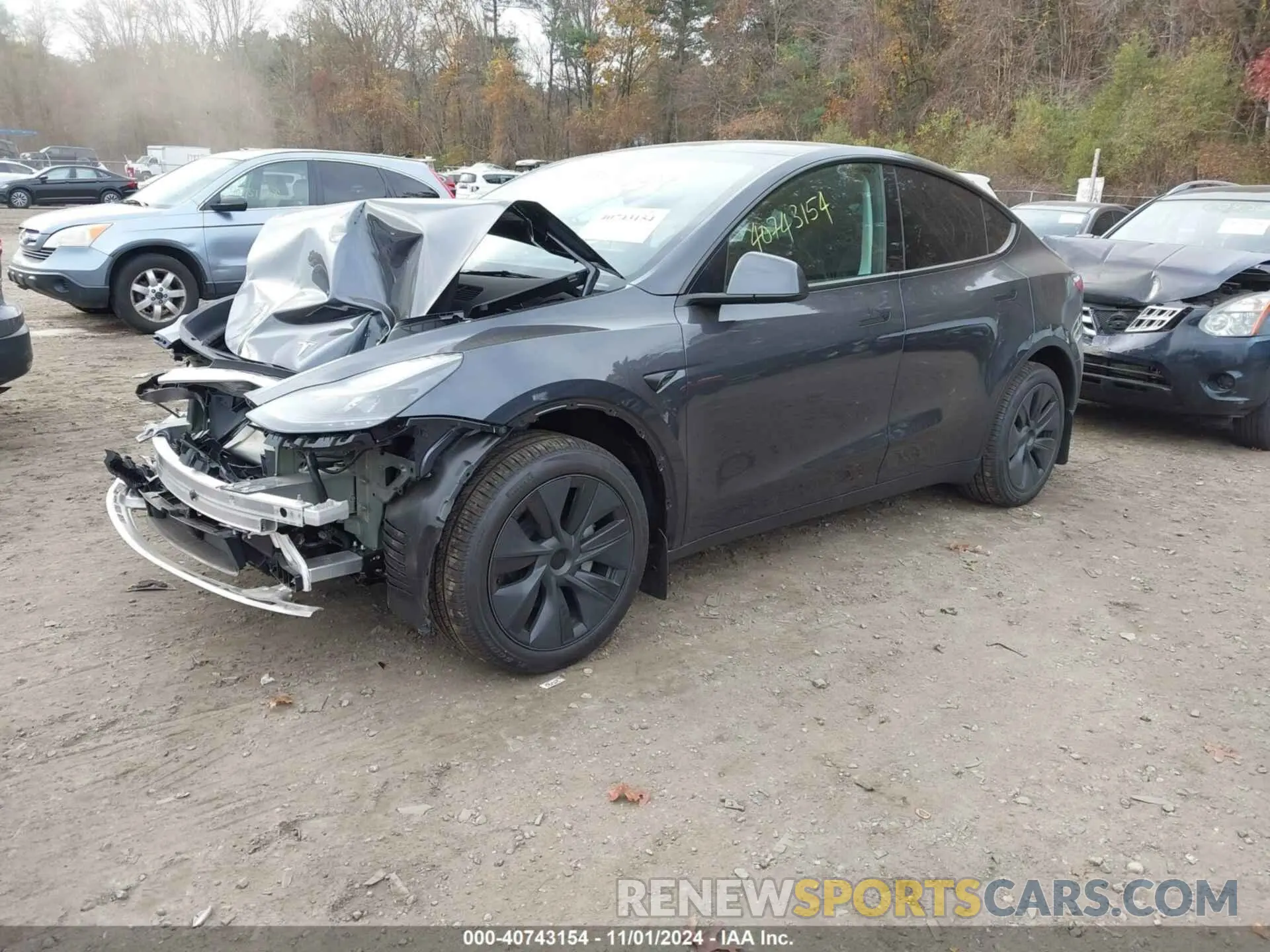 2 Photograph of a damaged car 7SAYGDEE5RA325008 TESLA MODEL Y 2024