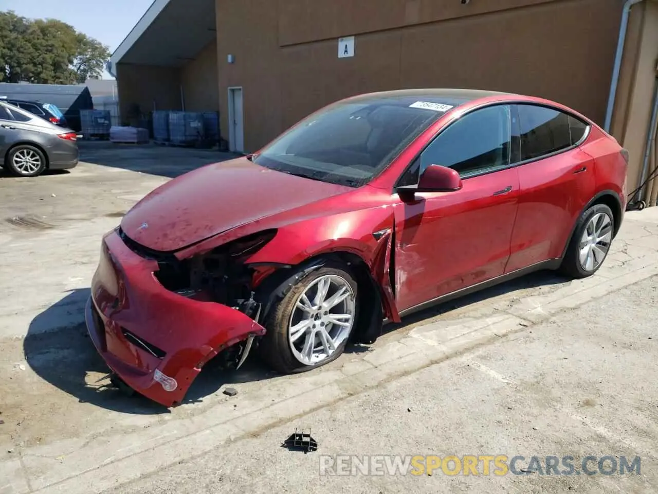 1 Фотография поврежденного автомобиля 7SAYGDEE5RF025312 TESLA MODEL Y 2024
