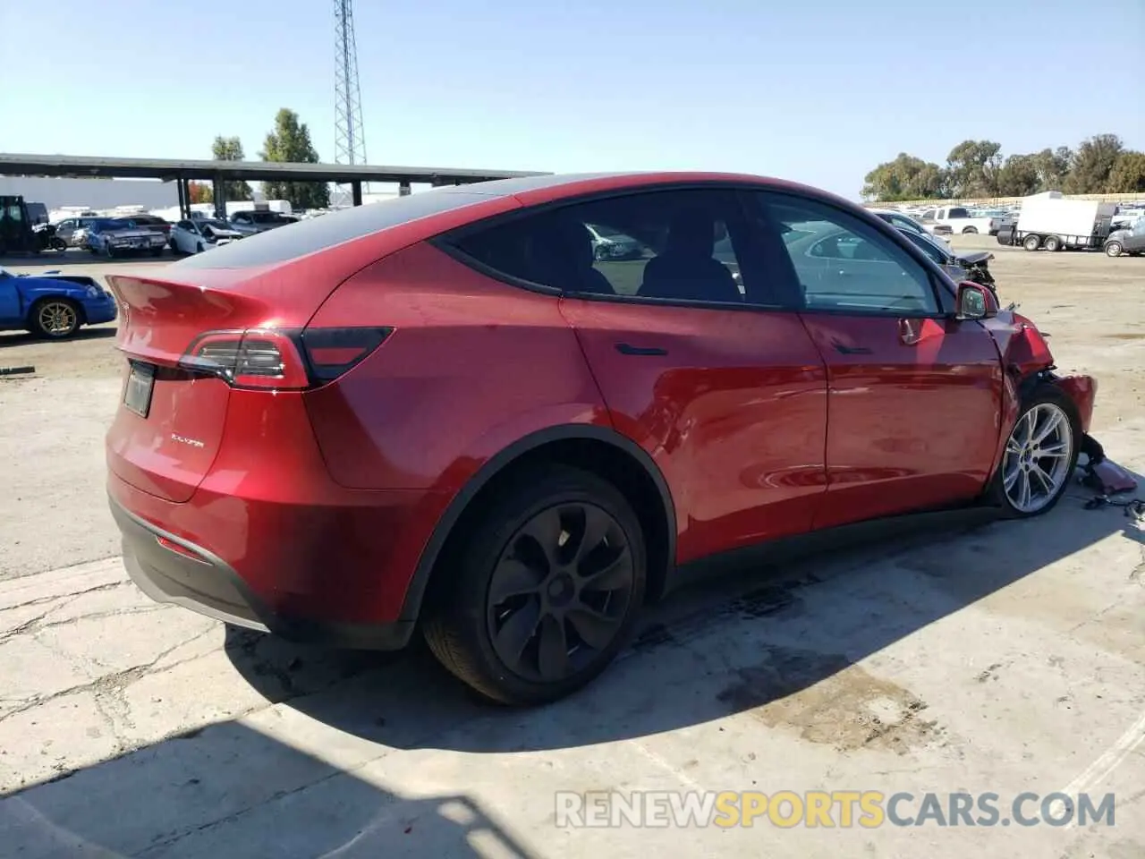 3 Фотография поврежденного автомобиля 7SAYGDEE5RF025312 TESLA MODEL Y 2024