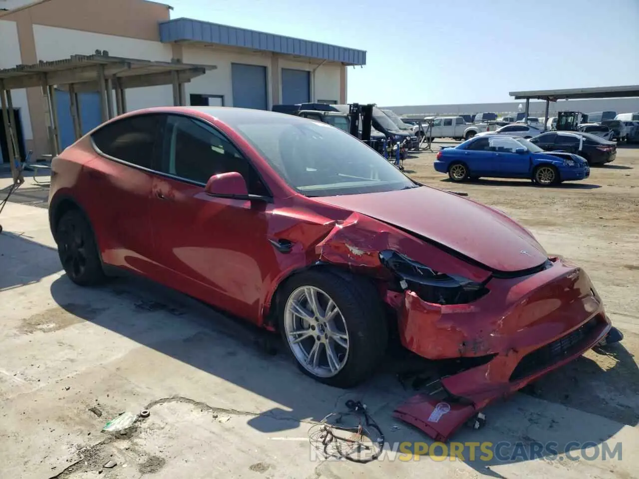 4 Фотография поврежденного автомобиля 7SAYGDEE5RF025312 TESLA MODEL Y 2024
