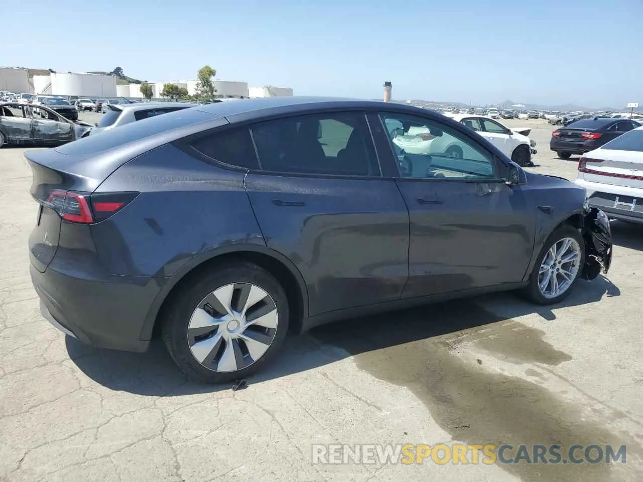 3 Photograph of a damaged car 7SAYGDEE5RF060478 TESLA MODEL Y 2024