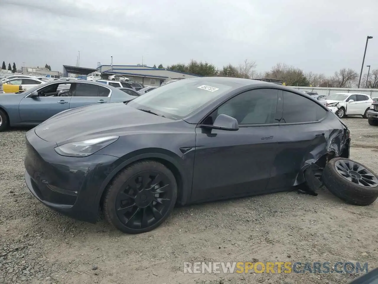 1 Фотография поврежденного автомобиля 7SAYGDEE5RF073327 TESLA MODEL Y 2024