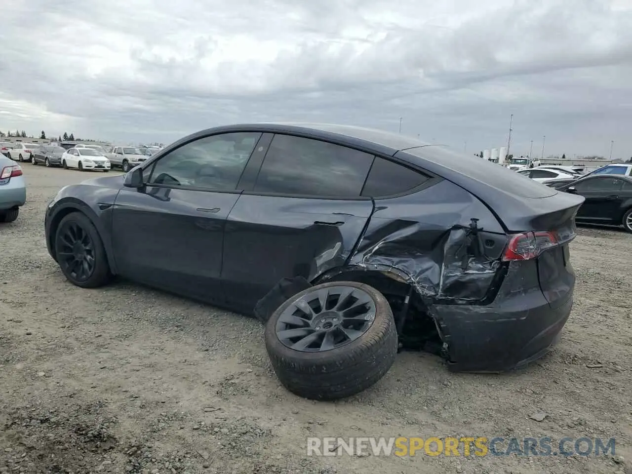 2 Фотография поврежденного автомобиля 7SAYGDEE5RF073327 TESLA MODEL Y 2024