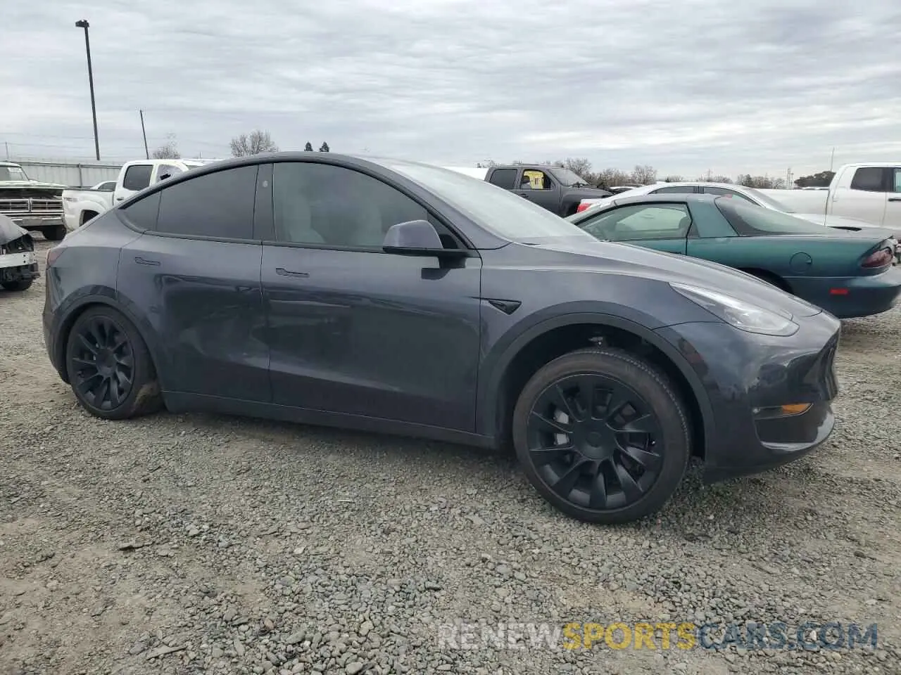 4 Фотография поврежденного автомобиля 7SAYGDEE5RF073327 TESLA MODEL Y 2024