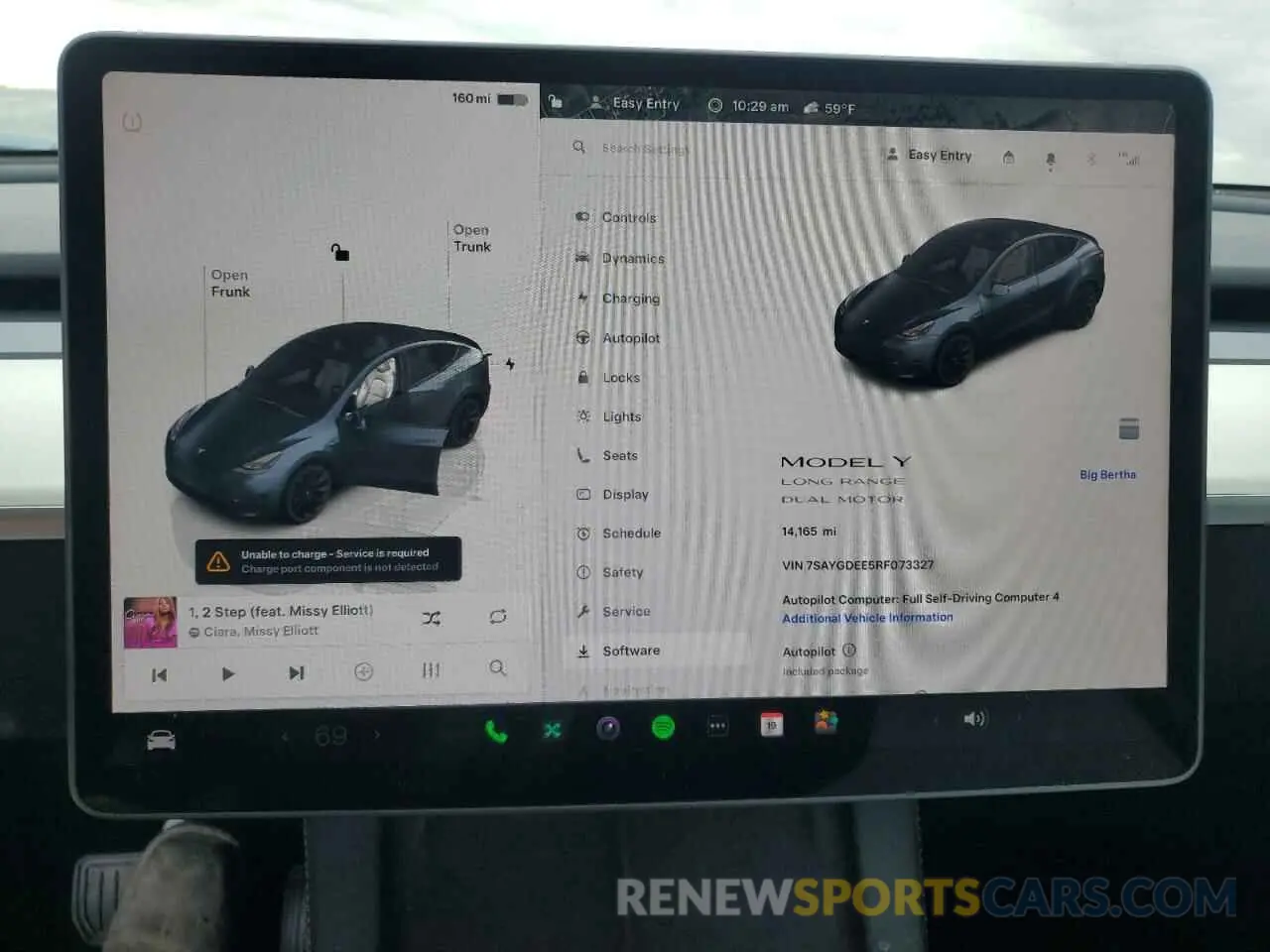 9 Фотография поврежденного автомобиля 7SAYGDEE5RF073327 TESLA MODEL Y 2024