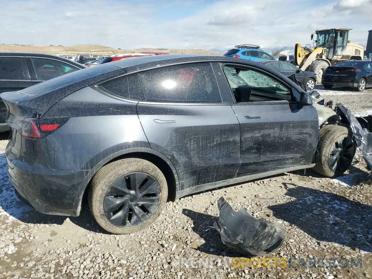 3 Фотография поврежденного автомобиля 7SAYGDEE5RF114359 TESLA MODEL Y 2024