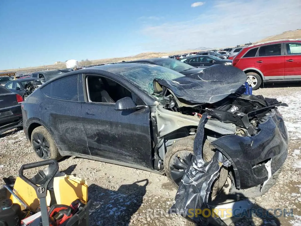 4 Фотография поврежденного автомобиля 7SAYGDEE5RF114359 TESLA MODEL Y 2024