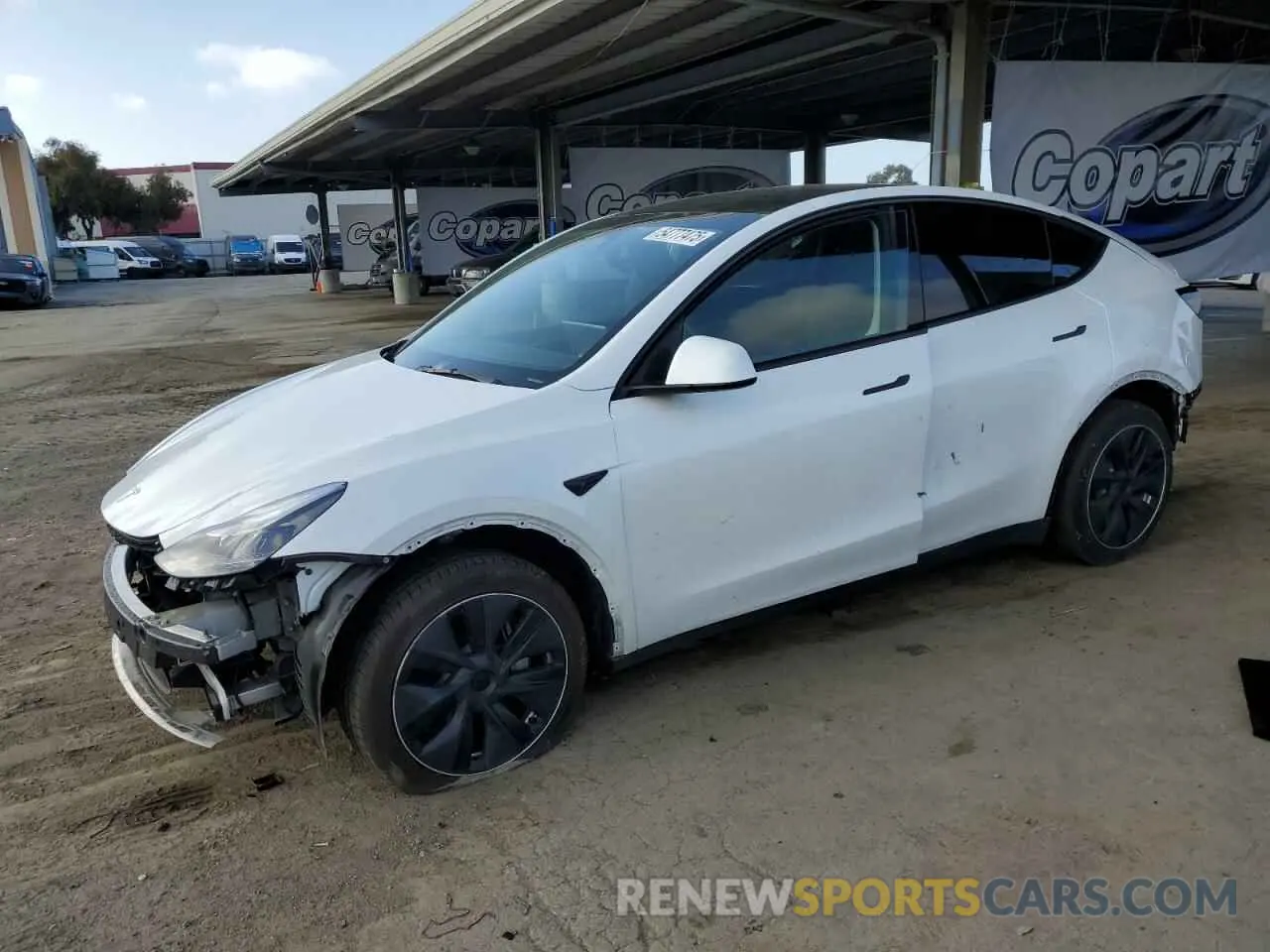 1 Photograph of a damaged car 7SAYGDEE5RF196822 TESLA MODEL Y 2024