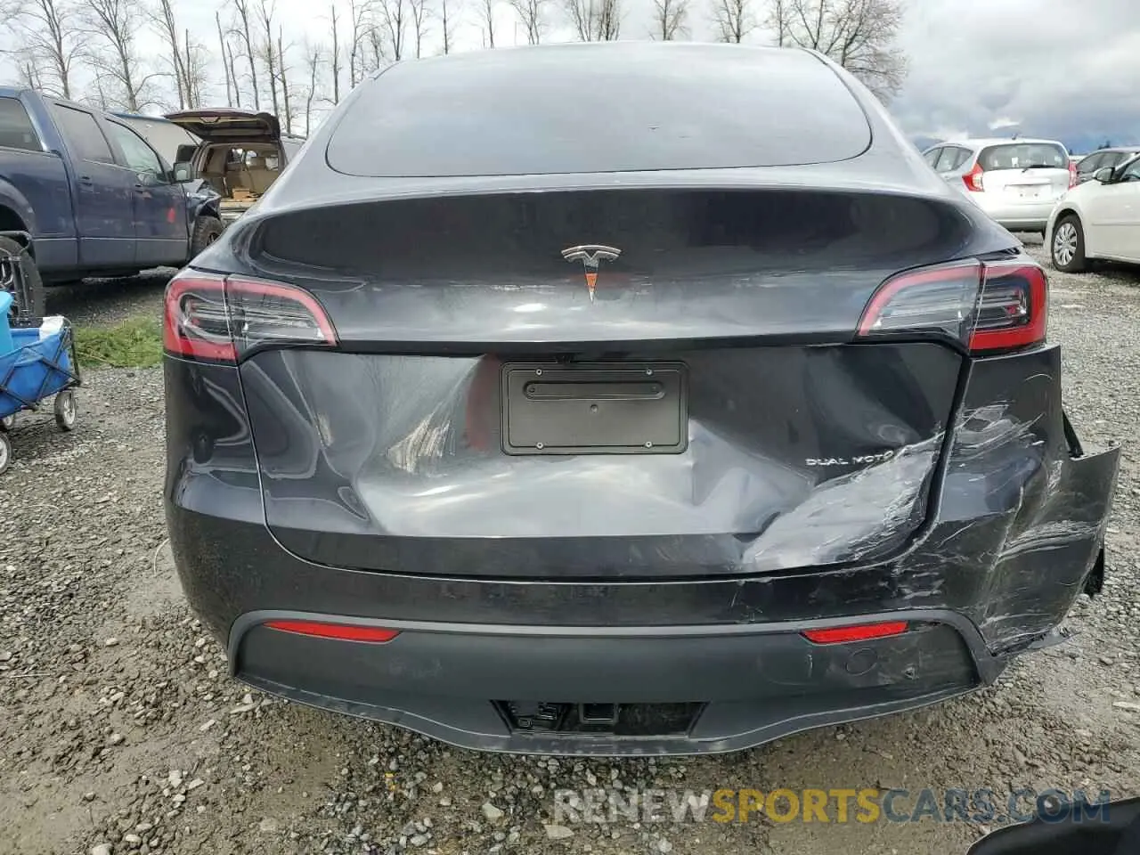 6 Фотография поврежденного автомобиля 7SAYGDEE5RF199560 TESLA MODEL Y 2024