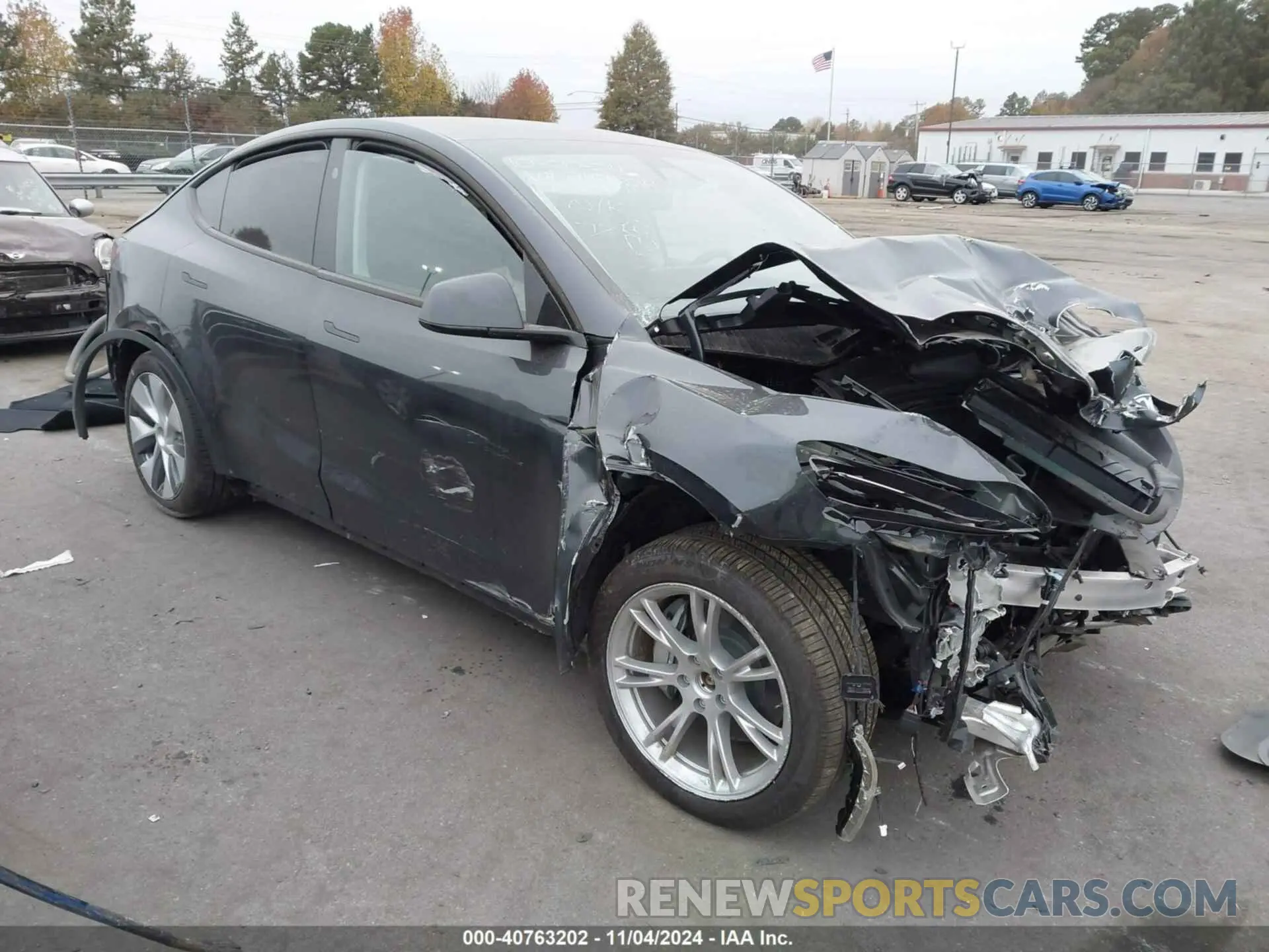 1 Фотография поврежденного автомобиля 7SAYGDEE6RA247824 TESLA MODEL Y 2024