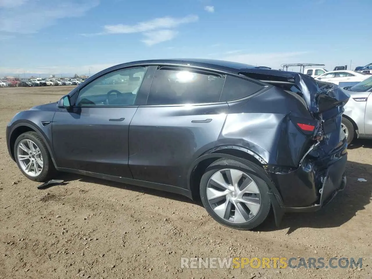 2 Фотография поврежденного автомобиля 7SAYGDEE6RA256328 TESLA MODEL Y 2024