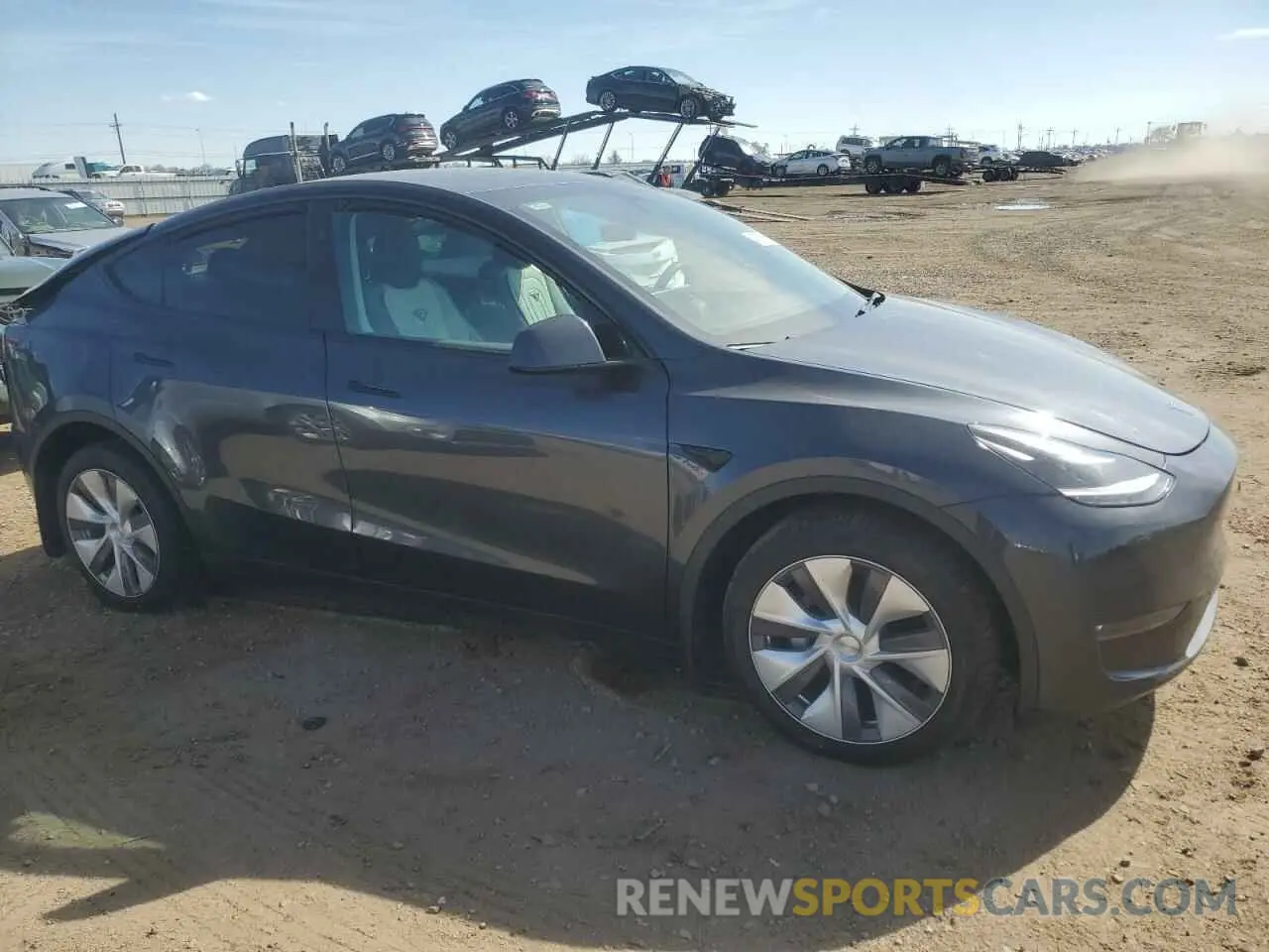 4 Фотография поврежденного автомобиля 7SAYGDEE6RA256328 TESLA MODEL Y 2024