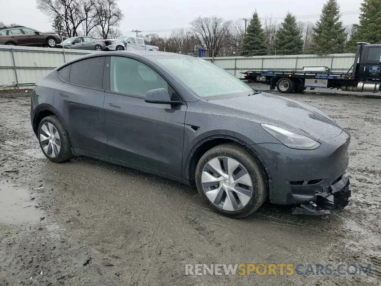 4 Фотография поврежденного автомобиля 7SAYGDEE6RA278636 TESLA MODEL Y 2024