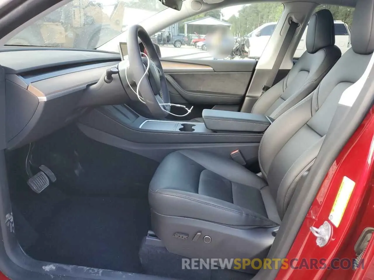 7 Photograph of a damaged car 7SAYGDEE6RA318973 TESLA MODEL Y 2024