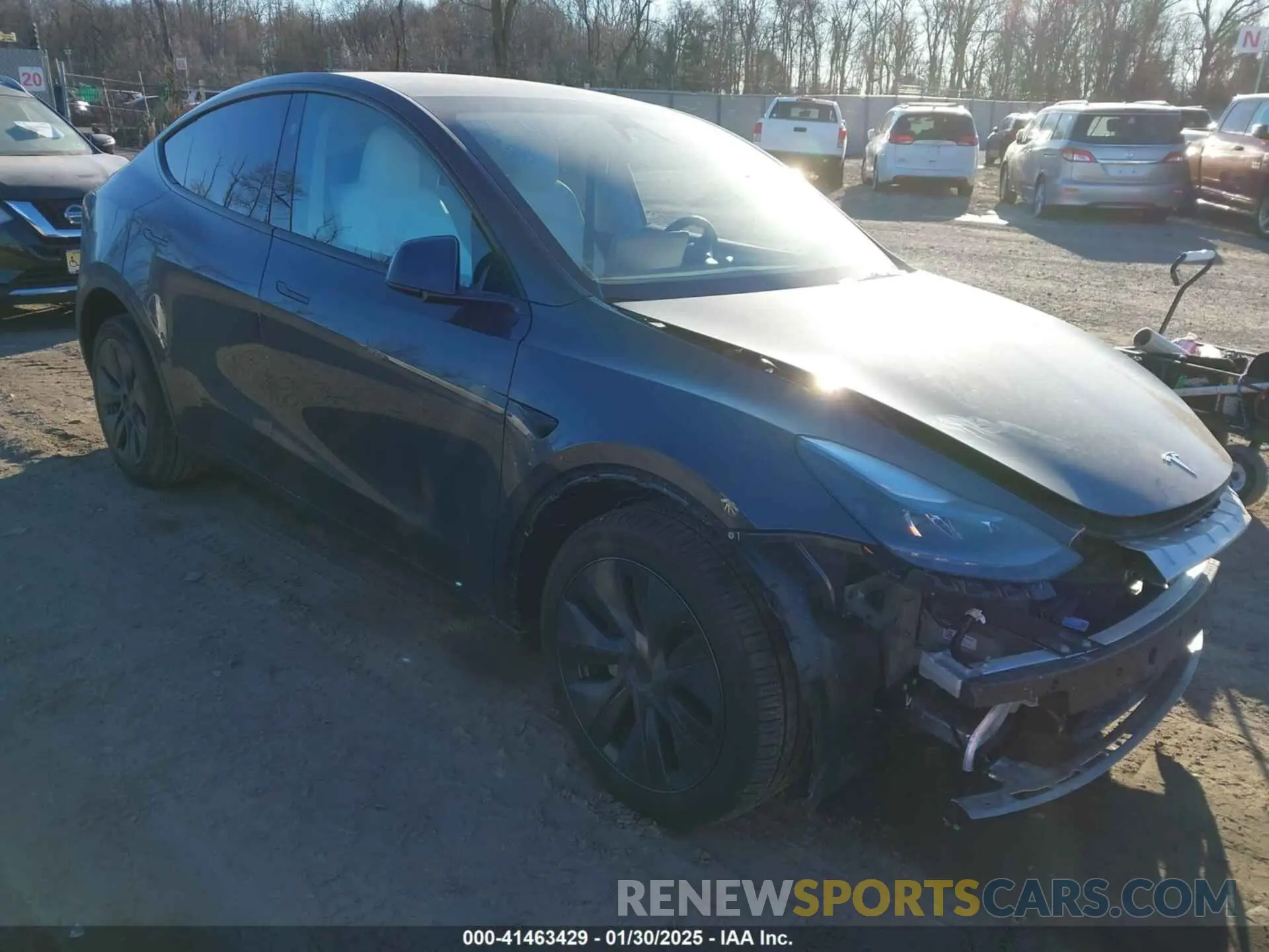1 Фотография поврежденного автомобиля 7SAYGDEE6RA321453 TESLA MODEL Y 2024