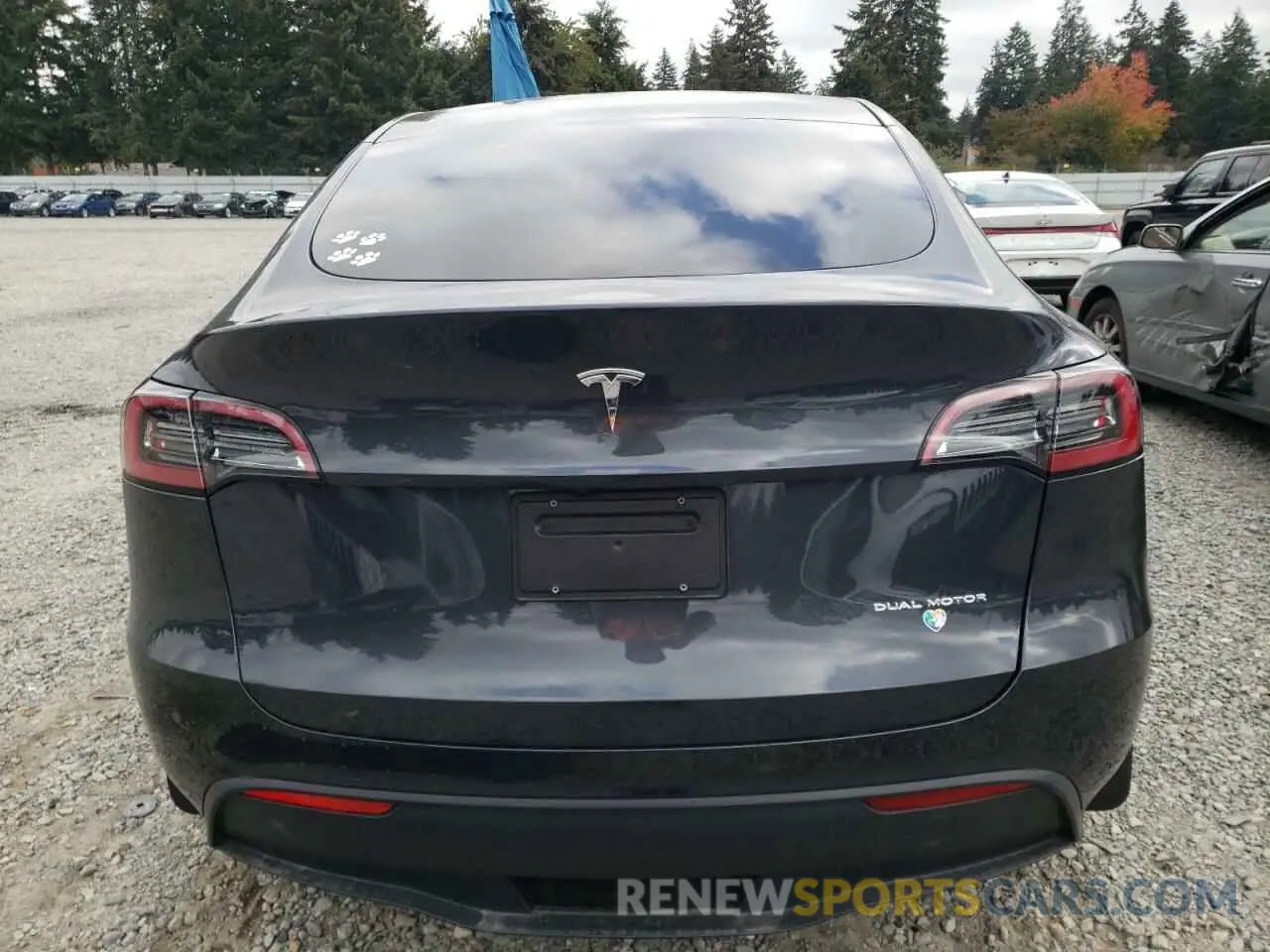 6 Photograph of a damaged car 7SAYGDEE6RF013587 TESLA MODEL Y 2024