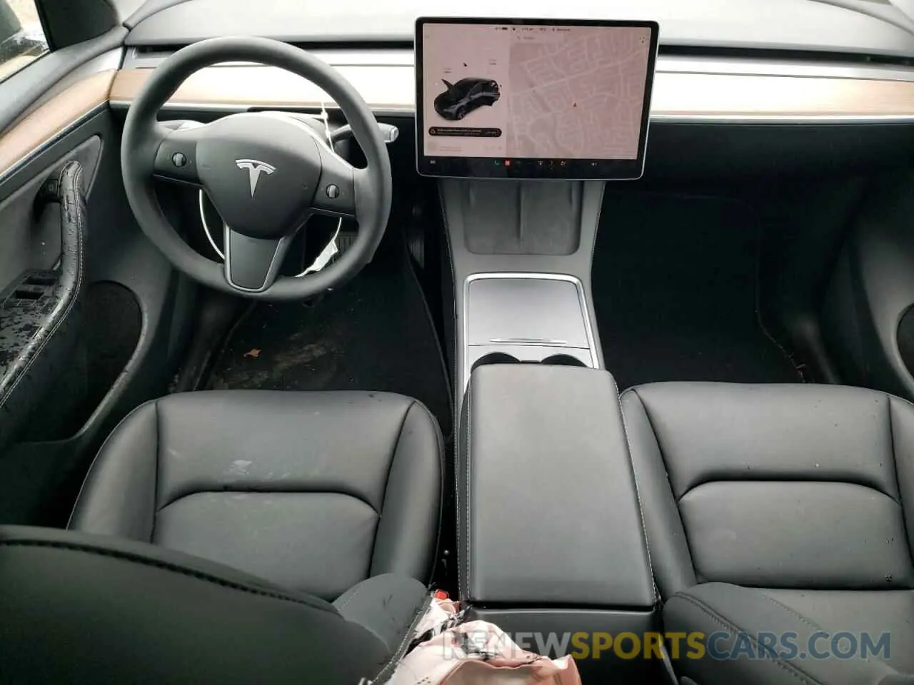 8 Photograph of a damaged car 7SAYGDEE6RF019714 TESLA MODEL Y 2024