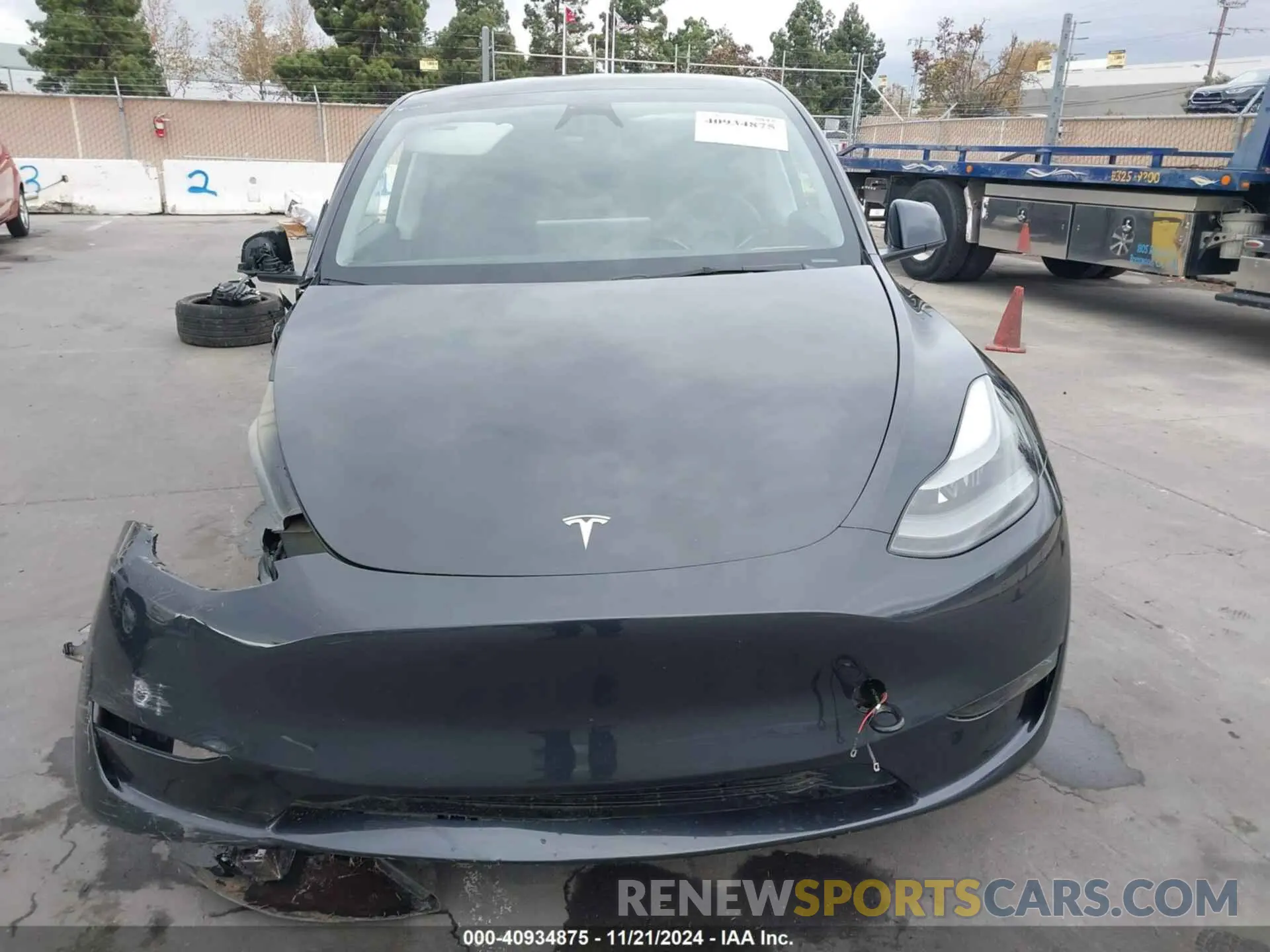 13 Фотография поврежденного автомобиля 7SAYGDEE6RF025657 TESLA MODEL Y 2024